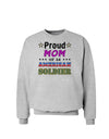 Proud Mom of an American Soldier Sweatshirt-Sweatshirts-TooLoud-AshGray-Small-Davson Sales