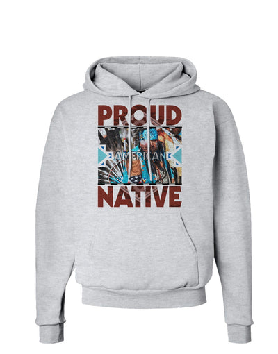 Proud Native American Hoodie Sweatshirt-Hoodie-TooLoud-AshGray-Small-Davson Sales