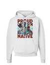 Proud Native American Hoodie Sweatshirt-Hoodie-TooLoud-White-Small-Davson Sales