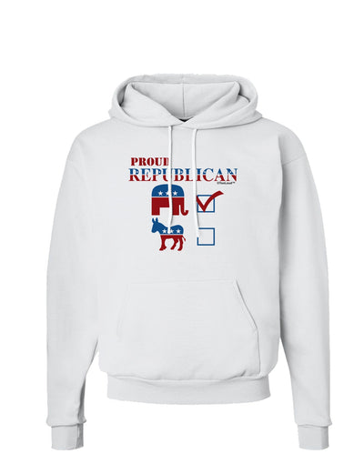 Proud Republican Checkmark Hoodie Sweatshirt-Hoodie-TooLoud-White-Small-Davson Sales