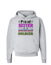 Proud Sister of an American Soldier Hoodie Sweatshirt-Hoodie-TooLoud-AshGray-Small-Davson Sales