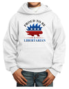 Proud To Be Libertarian Youth Hoodie Pullover Sweatshirt-Youth Hoodie-TooLoud-White-XS-Davson Sales