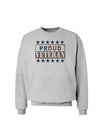 Proud Veteran Flag Sweatshirt-Sweatshirts-TooLoud-AshGray-Small-Davson Sales