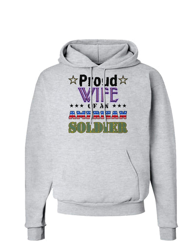 Proud Wife of an American Soldier Hoodie Sweatshirt-Hoodie-TooLoud-AshGray-Small-Davson Sales