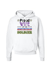 Proud Wife of an American Soldier Hoodie Sweatshirt-Hoodie-TooLoud-White-Small-Davson Sales