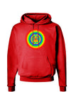 Psychedelic Peace Dark Hoodie Sweatshirt-Hoodie-TooLoud-Red-Small-Davson Sales