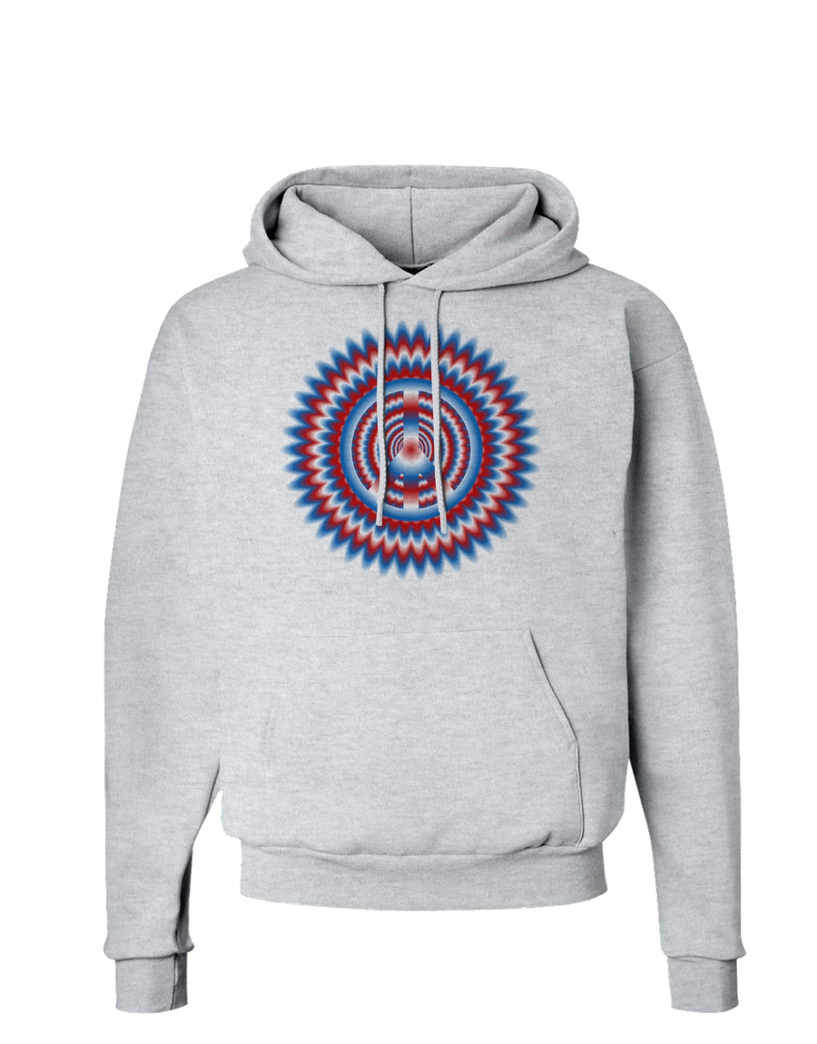 Psychedelic Peace Patriotic Hoodie Sweatshirt-Hoodie-TooLoud-White-Small-Davson Sales