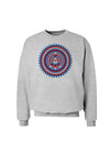 Psychedelic Peace Patriotic Sweatshirt-Sweatshirts-TooLoud-AshGray-Small-Davson Sales