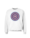 Psychedelic Peace Patriotic Sweatshirt-Sweatshirts-TooLoud-White-Small-Davson Sales