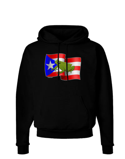 Puerto Rico Coqui Dark Hoodie Sweatshirt-Hoodie-TooLoud-Black-Small-Davson Sales