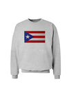 Puerto Rico Flag Sweatshirt-Sweatshirts-TooLoud-AshGray-Small-Davson Sales