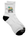 Pugs and Kisses Short Socks for Adults - Enhance Your Style with TooLoud-Socks-TooLoud-White-Ladies-4-6-Davson Sales