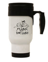 Pugs Not Drugs - Expertly Crafted Stainless Steel 14 OZ Travel Mug - TooLoud-Travel Mugs-TooLoud-Davson Sales