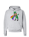 Puking Rainbow Leprechaun Hoodie Sweatshirt-Hoodie-TooLoud-AshGray-Small-Davson Sales