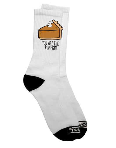 PUMPKIN Dark Adult Socks - A Must-Have for Fashionable Fall Ensembles - TooLoud-Socks-TooLoud-Crew-Ladies-4-6-Davson Sales