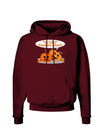 Pumpkin Head Dark Hoodie Sweatshirt-Hoodie-TooLoud-Maroon-Small-Davson Sales