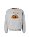 Pumpkin Head Sweatshirt-Sweatshirts-TooLoud-AshGray-Small-Davson Sales