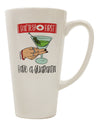 Quarantini 16 Ounce Conical Latte Coffee Mug - Expertly Crafted for Safety and Style-Conical Latte Mug-TooLoud-Davson Sales
