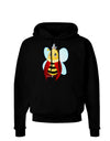 Queen Bee Mothers Day Dark Hoodie Sweatshirt-Hoodie-TooLoud-Black-Small-Davson Sales