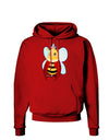 Queen Bee Mothers Day Dark Hoodie Sweatshirt-Hoodie-TooLoud-Red-Small-Davson Sales