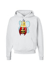 Queen Bee Mothers Day Hoodie Sweatshirt-Hoodie-TooLoud-White-Small-Davson Sales