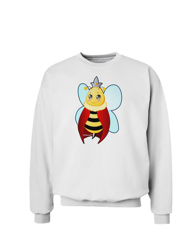 Queen Bee Mothers Day Sweatshirt-Sweatshirts-TooLoud-White-Small-Davson Sales