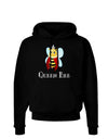 Queen Bee Text Dark Hoodie Sweatshirt-Hoodie-TooLoud-Black-Small-Davson Sales