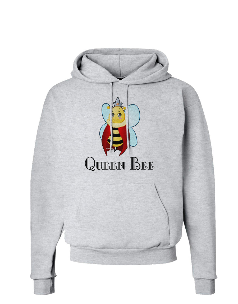 Queen Bee Text Hoodie Sweatshirt-Hoodie-TooLoud-White-Small-Davson Sales