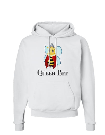 Queen Bee Text Hoodie Sweatshirt-Hoodie-TooLoud-White-Small-Davson Sales