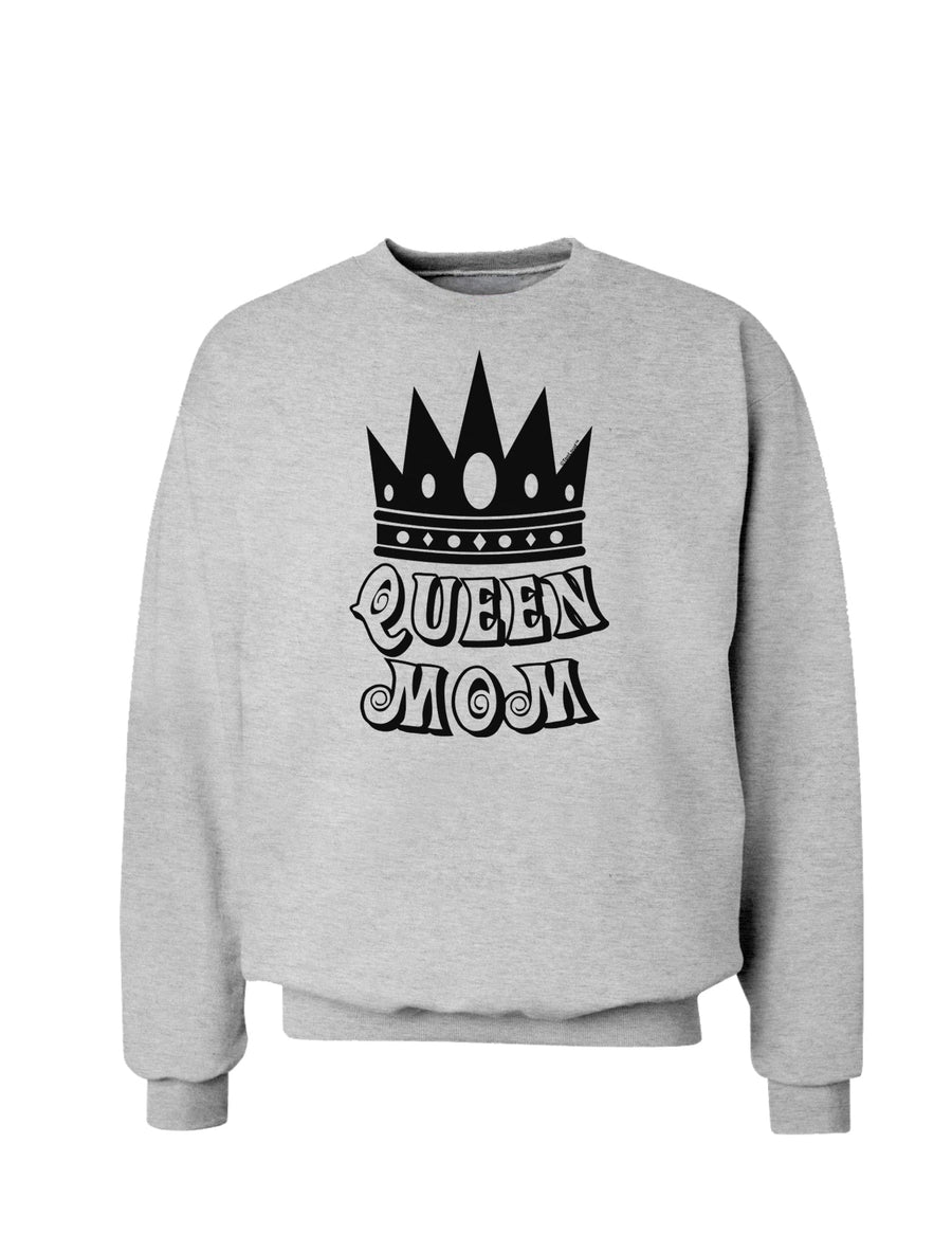 Queen Mom Sweatshirt-Sweatshirts-TooLoud-White-Small-Davson Sales