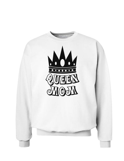 Queen Mom Sweatshirt-Sweatshirts-TooLoud-White-Small-Davson Sales