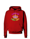 Queen Of Mardi Gras Dark Hoodie Sweatshirt-Hoodie-TooLoud-Red-Small-Davson Sales