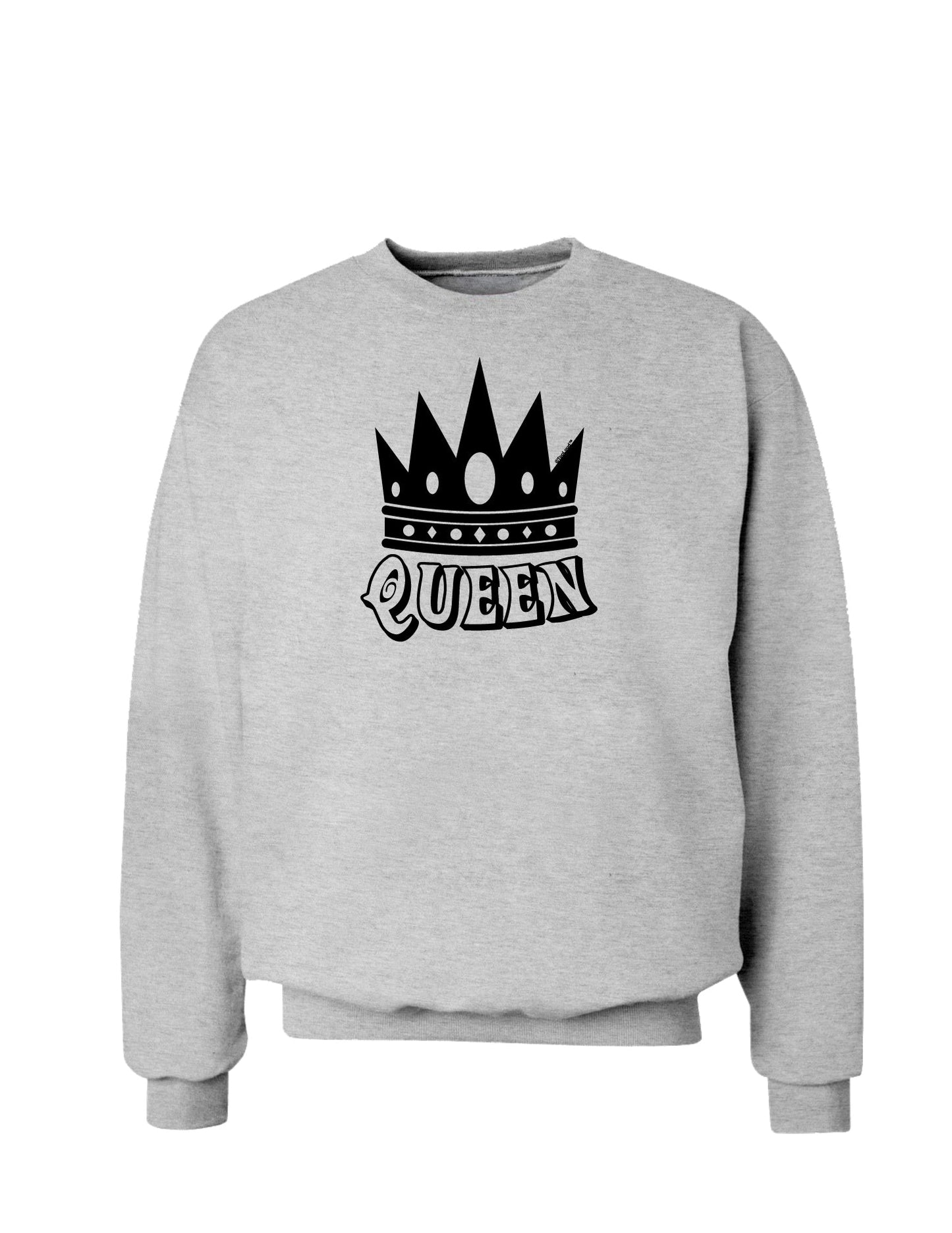 Queen Sweatshirt-Sweatshirts-TooLoud-AshGray-Small-Davson Sales