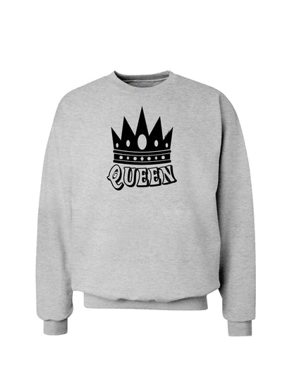 Queen Sweatshirt-Sweatshirts-TooLoud-AshGray-Small-Davson Sales