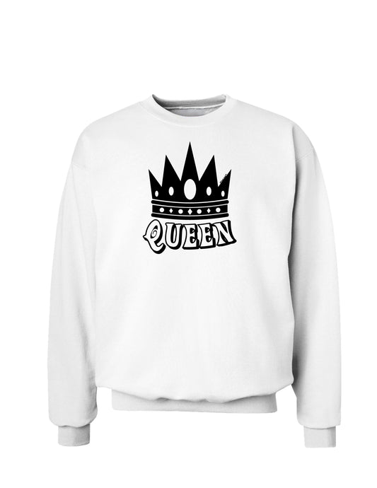 Queen Sweatshirt-Sweatshirts-TooLoud-White-Small-Davson Sales