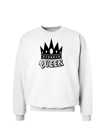 Queen Sweatshirt-Sweatshirts-TooLoud-White-Small-Davson Sales