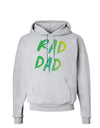 Rad Dad Design - 80s Neon Hoodie Sweatshirt-Hoodie-TooLoud-AshGray-Small-Davson Sales