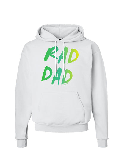 Rad Dad Design - 80s Neon Hoodie Sweatshirt-Hoodie-TooLoud-White-Small-Davson Sales