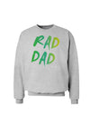 Rad Dad Design - 80s Neon Sweatshirt-Sweatshirts-TooLoud-AshGray-Small-Davson Sales