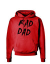 Rad Dad Design Hoodie Sweatshirt-Hoodie-TooLoud-Red-Small-Davson Sales