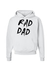 Rad Dad Design Hoodie Sweatshirt-Hoodie-TooLoud-White-Small-Davson Sales