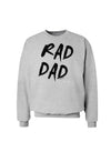 Rad Dad Design Sweatshirt-Sweatshirts-TooLoud-AshGray-Small-Davson Sales