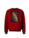 Rainbow Feather Adult Dark Sweatshirt-Sweatshirts-TooLoud-Deep-Red-Small-Davson Sales