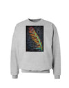 Rainbow Feather Sweatshirt-Sweatshirts-TooLoud-AshGray-Small-Davson Sales