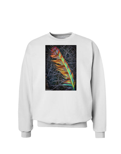 Rainbow Feather Sweatshirt-Sweatshirts-TooLoud-White-Small-Davson Sales