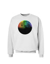 Rainbow Moon Sweatshirt-Sweatshirts-TooLoud-White-Small-Davson Sales