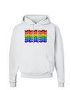 Rainbow Mustaches Gay Pride Flag Hoodie Sweatshirt-Hoodie-TooLoud-White-Small-Davson Sales