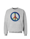 Rainbow Peace Sweatshirt-Sweatshirts-TooLoud-AshGray-Small-Davson Sales