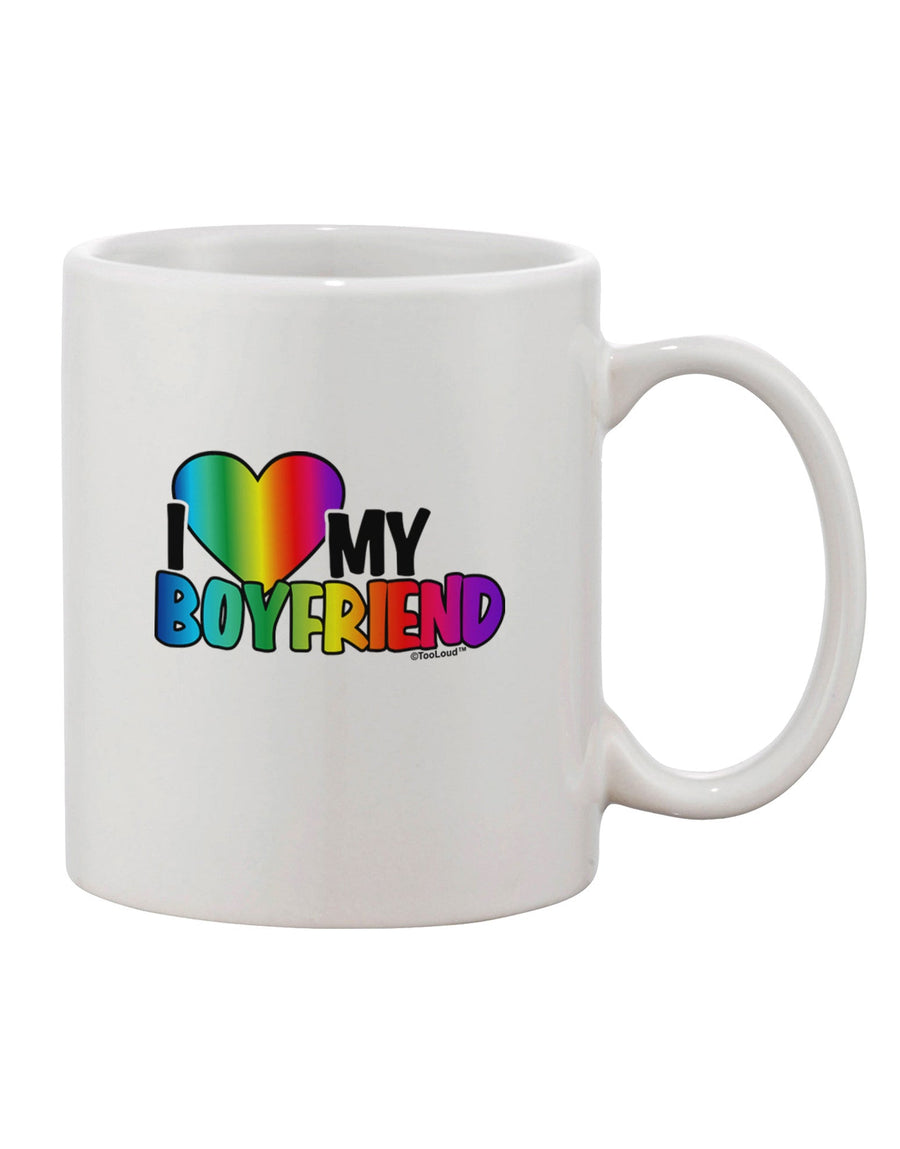 Rainbow Printed 11 oz Coffee Mug - A Delightful Expression of Love for Your Beloved - TooLoud-11 OZ Coffee Mug-TooLoud-White-Davson Sales