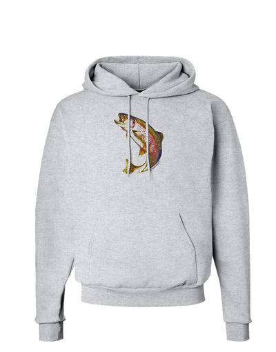 Rainbow Trout Hoodie Sweatshirt-Hoodie-TooLoud-AshGray-Small-Davson Sales